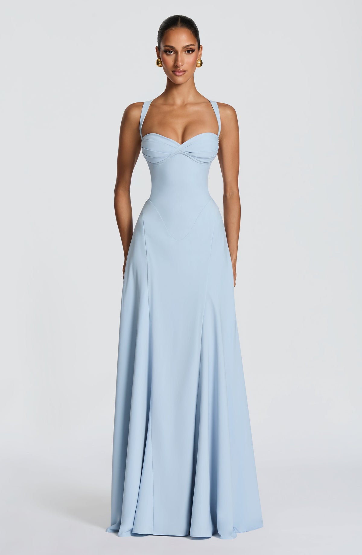 Robe longue Irie — Bleu glacier