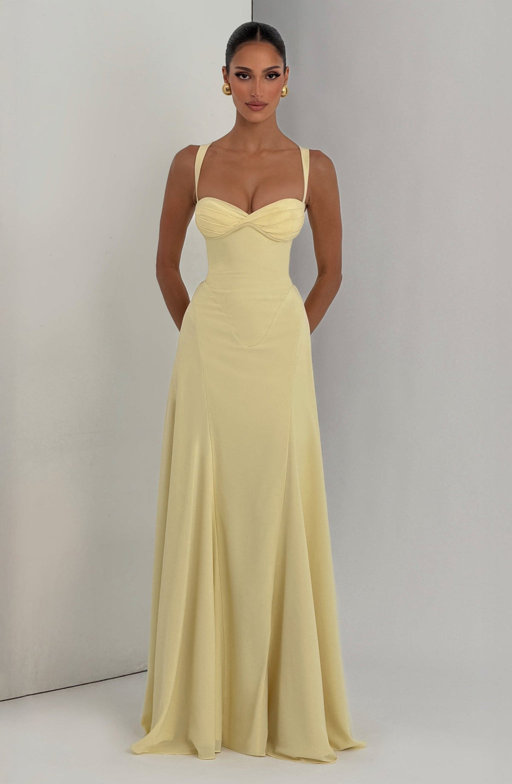 Robe longue Irie — Citron — vue 5