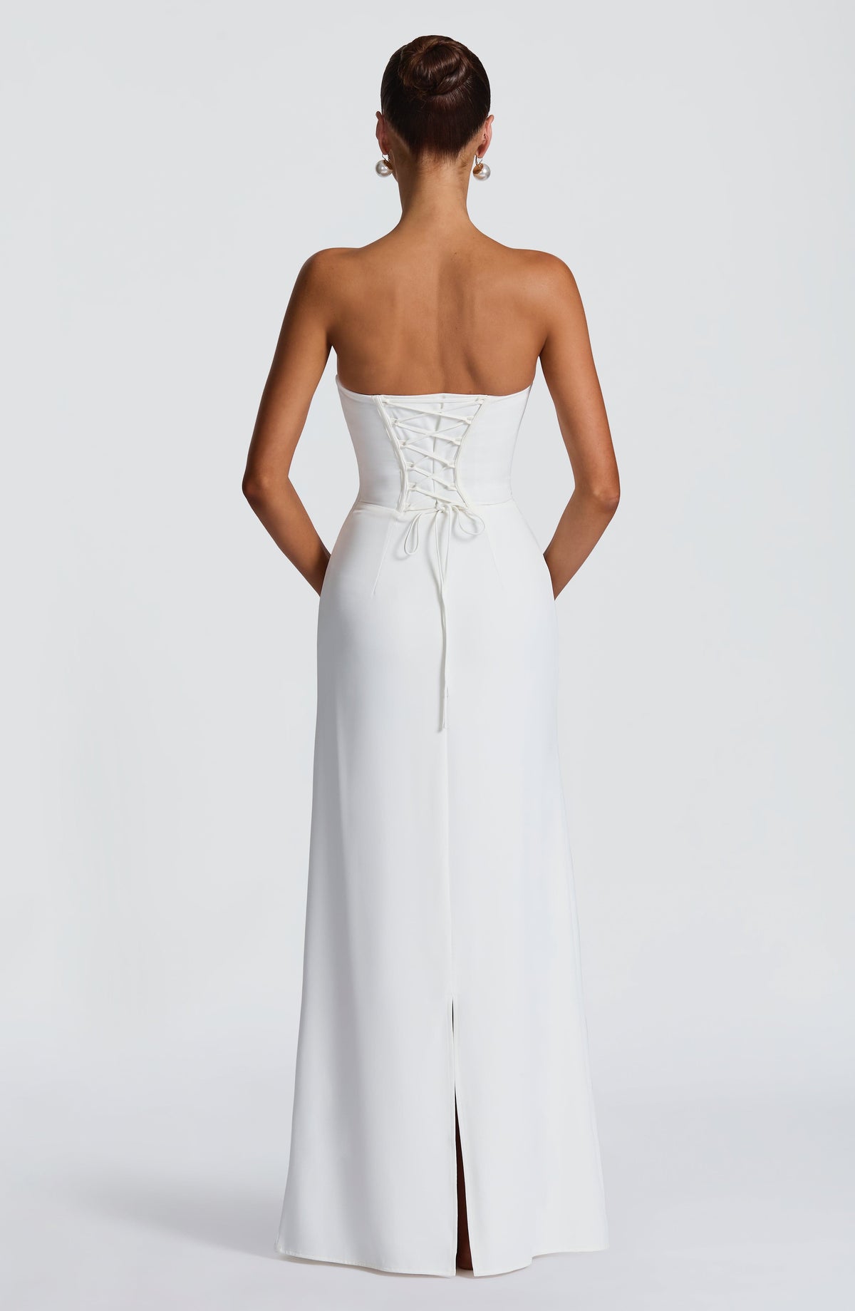Robe longue Irmina — Ivoire — vue 5