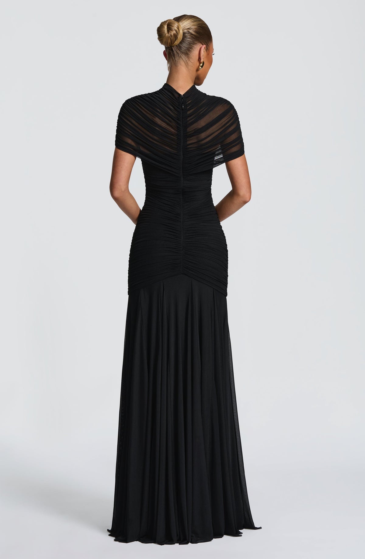 Robe longue Jaya — Noir — vue 3