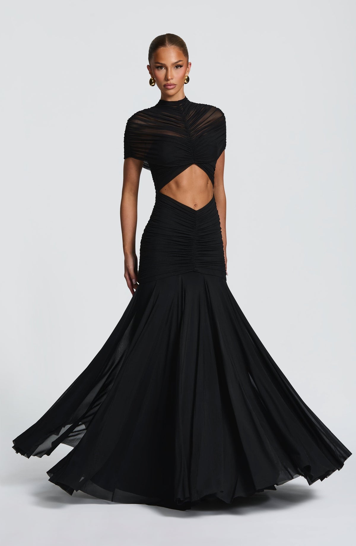 Robe longue Jaya — Noir — vue 4