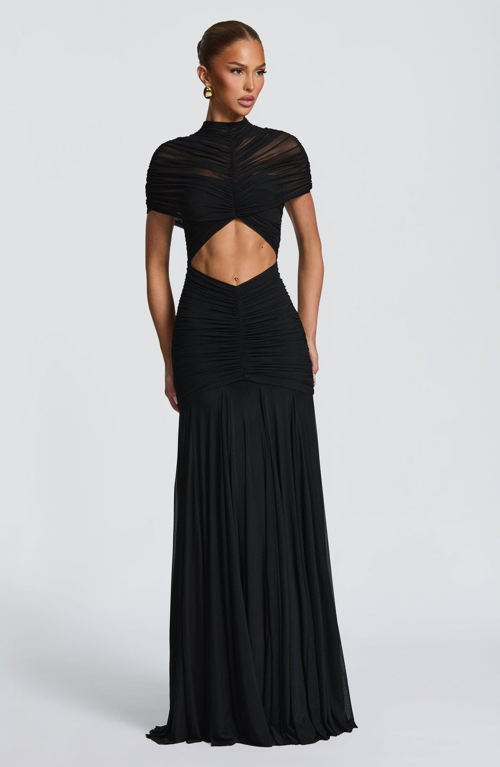 Robe longue Jaya — Noir — vue 2