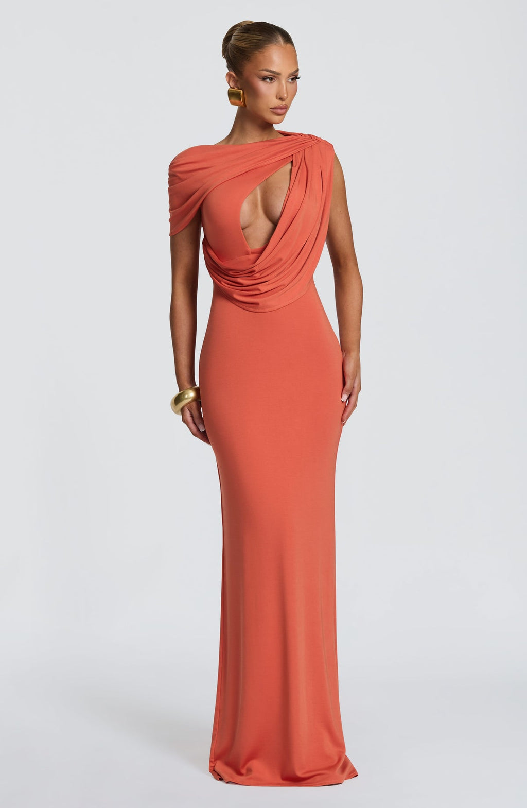 Robe longue Kalina — Burnt Orange