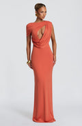 Robe longue Kalina — Burnt Orange
