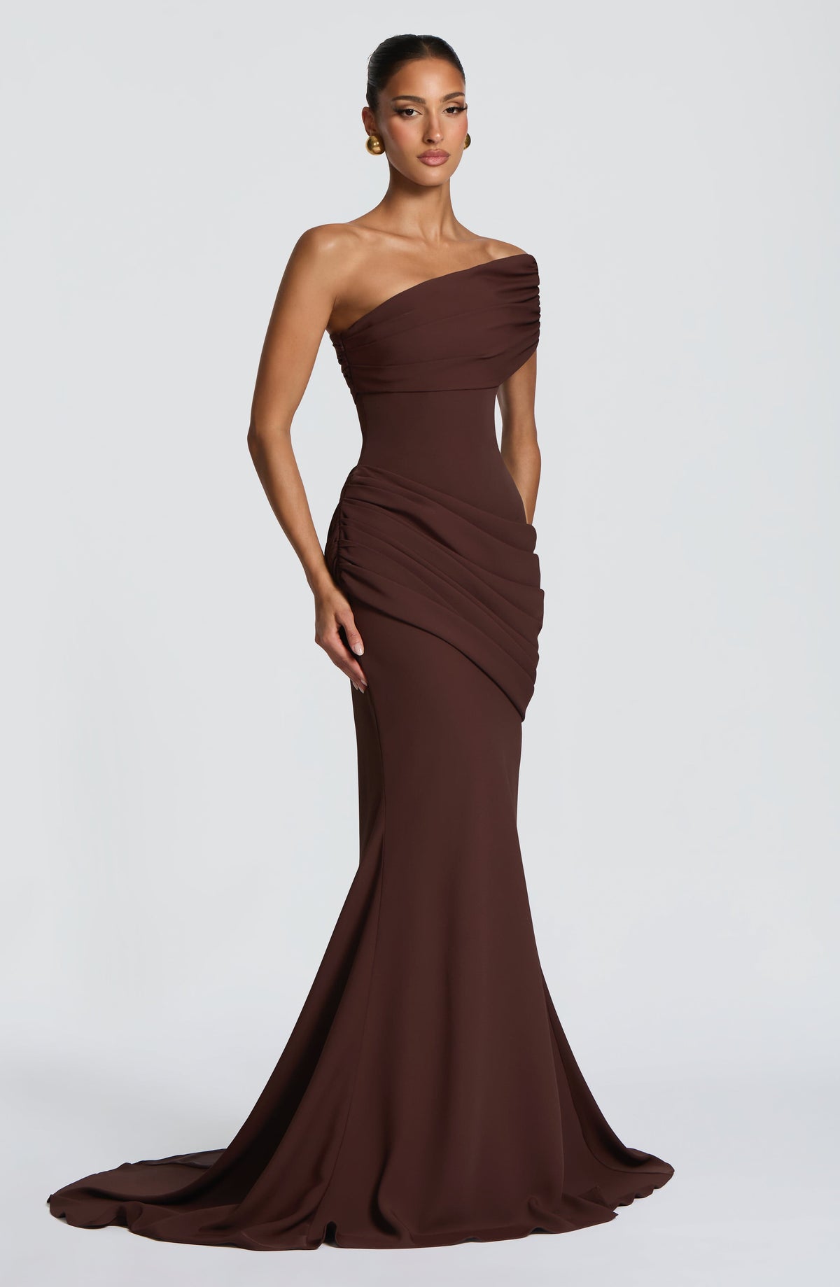 Robe de soirée Kasia — Prune — vue 3