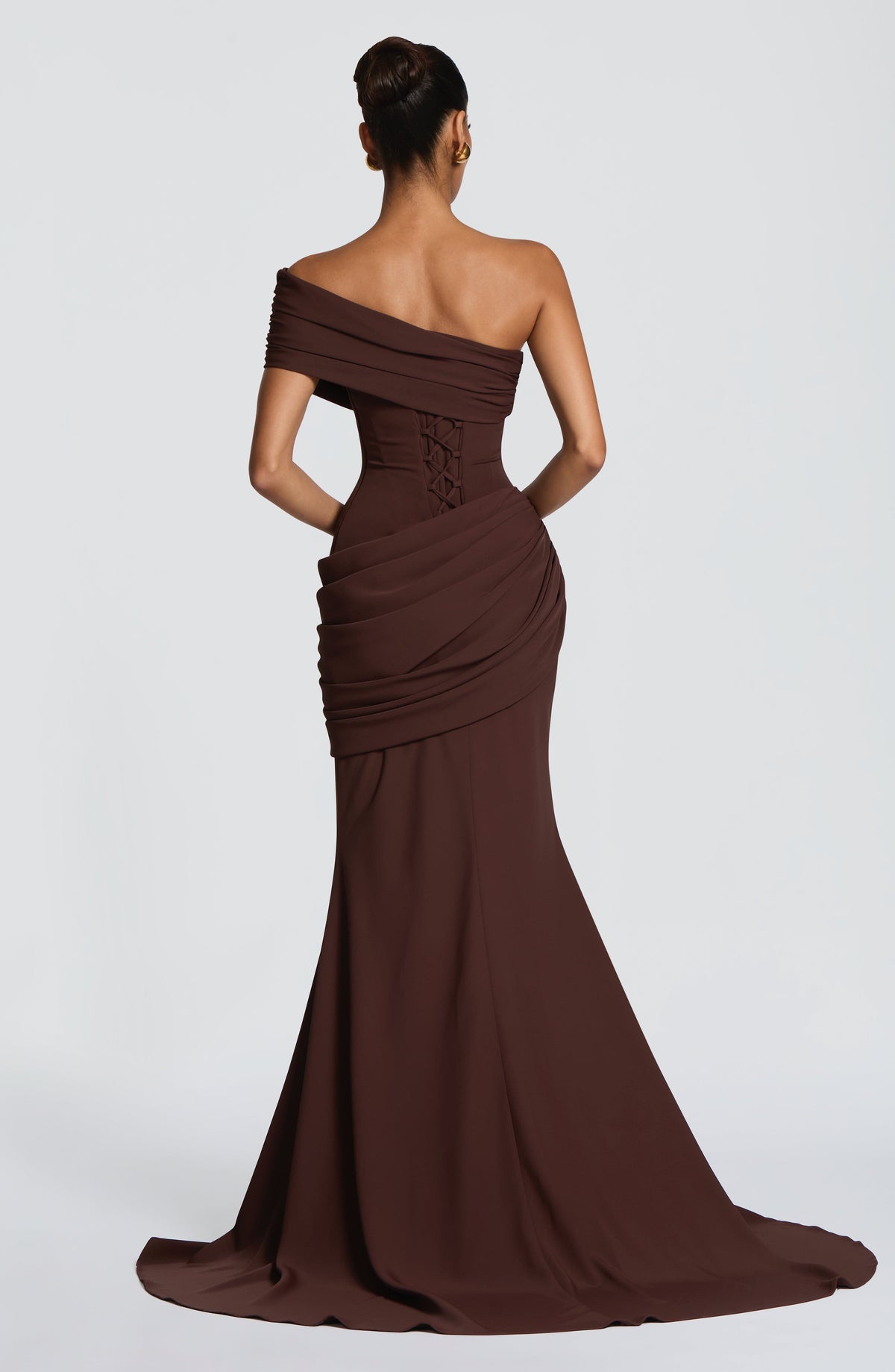 Robe de soirée Kasia — Prune — vue 2