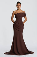 Robe de soirée Kasia — Prune