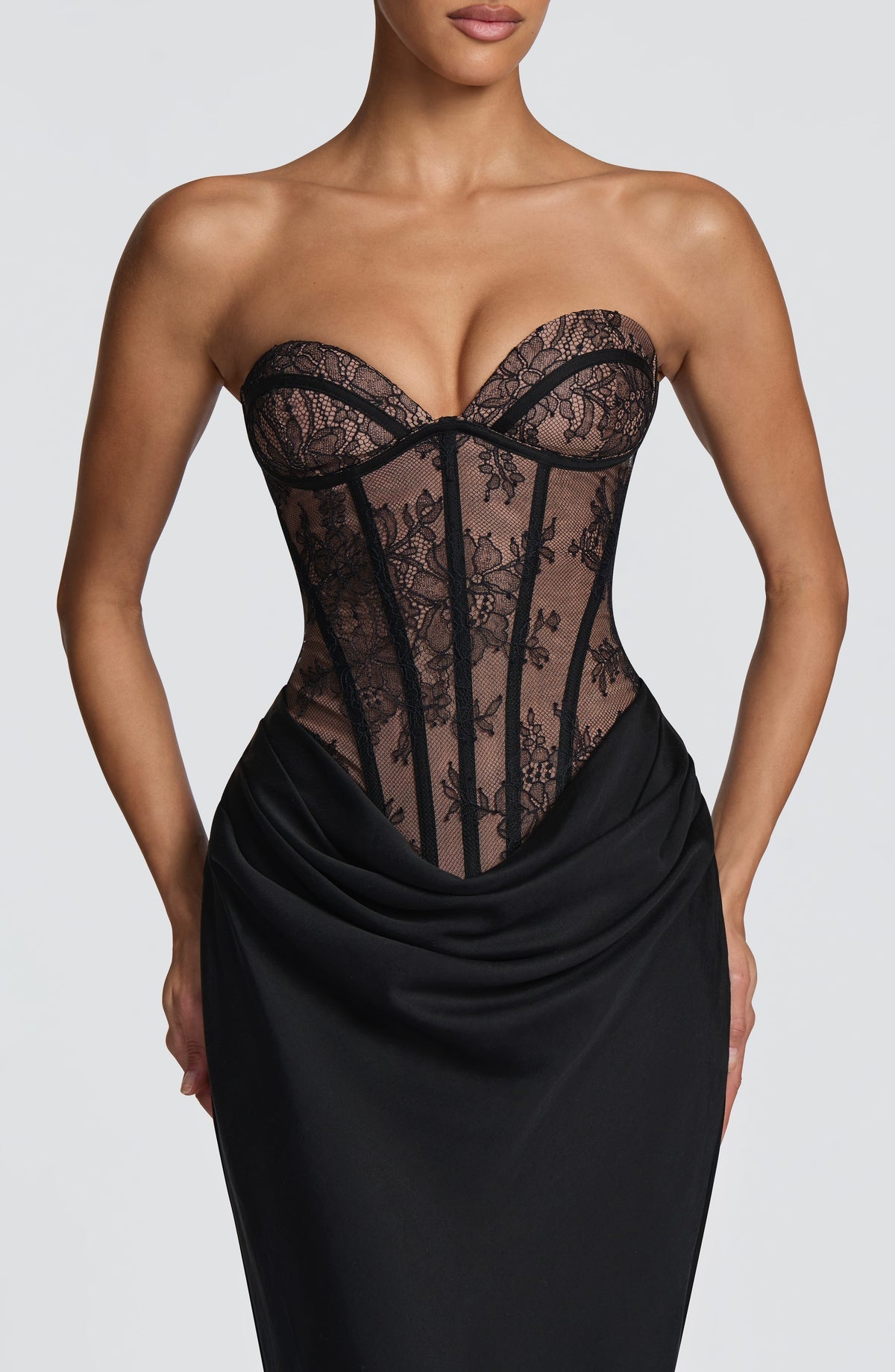 Robe longue Kathleen — Noir — vue 5