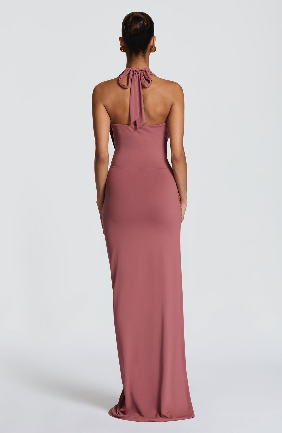 Robe longue Kingsley — Rose Marron — vue 3