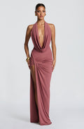 Kingsley maxi dress — Rose brown