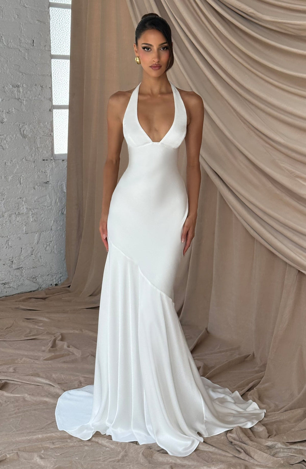 Robe de soirée Kirsten — Ivoire