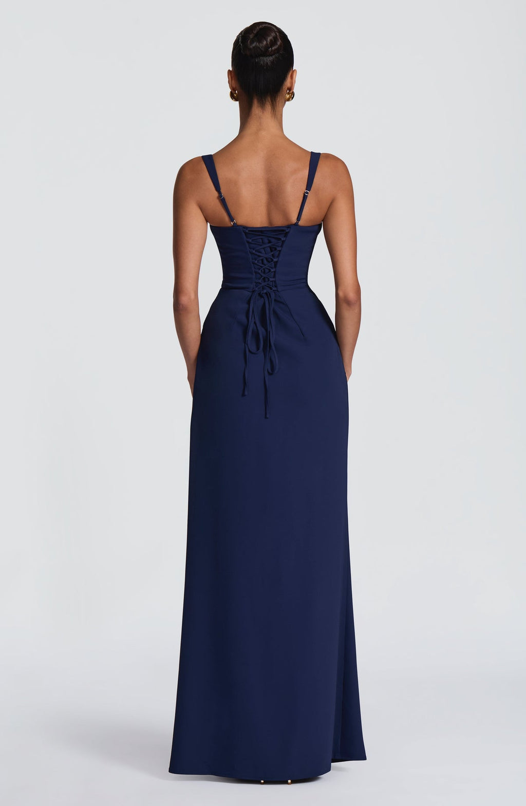 Robe longue Laleh — Bleu marine — vue 2
