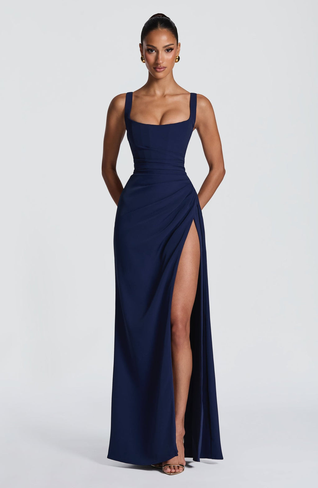 Robe longue Laleh — Bleu marine