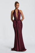 Robe de soirée Linette — Rouge cerise