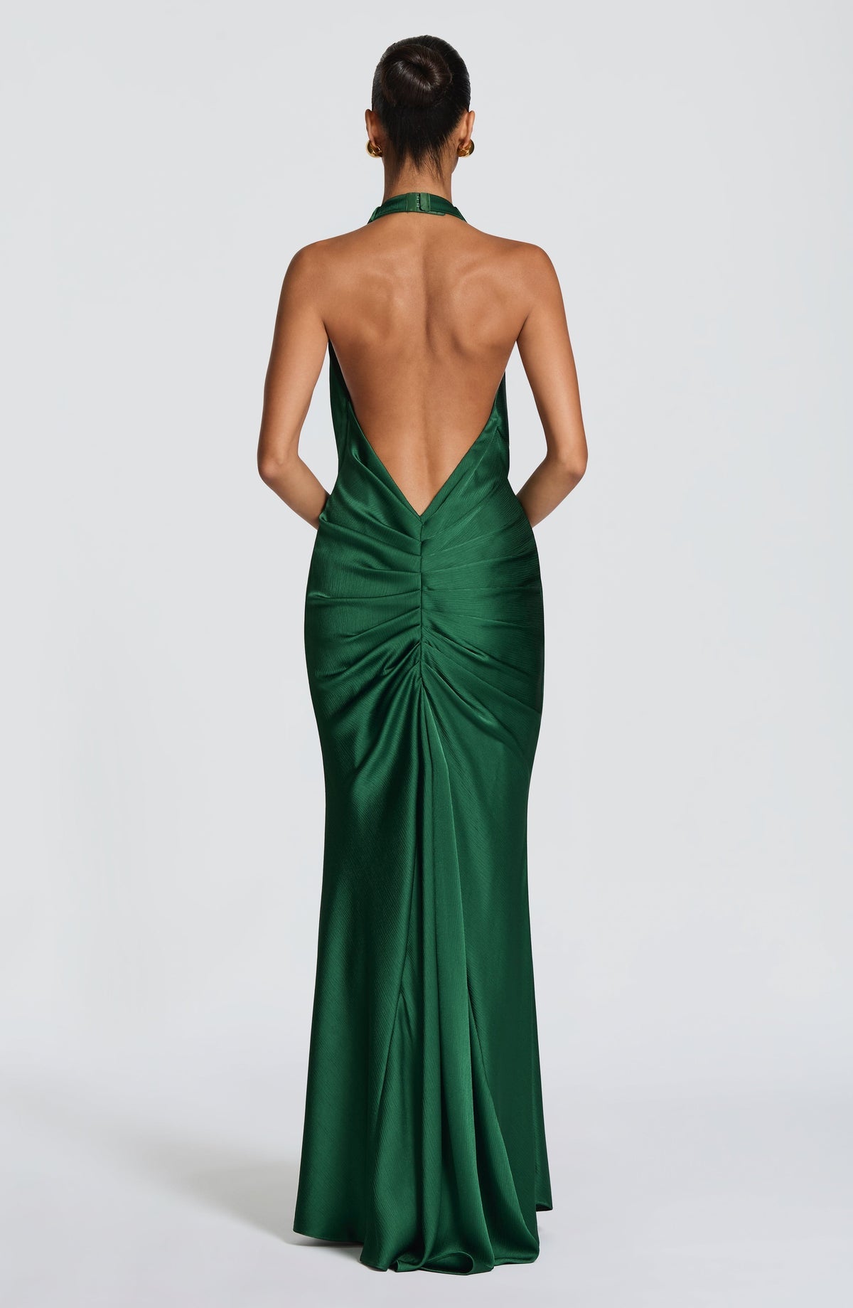 Robe de soirée Linette — Émeraude — vue 4