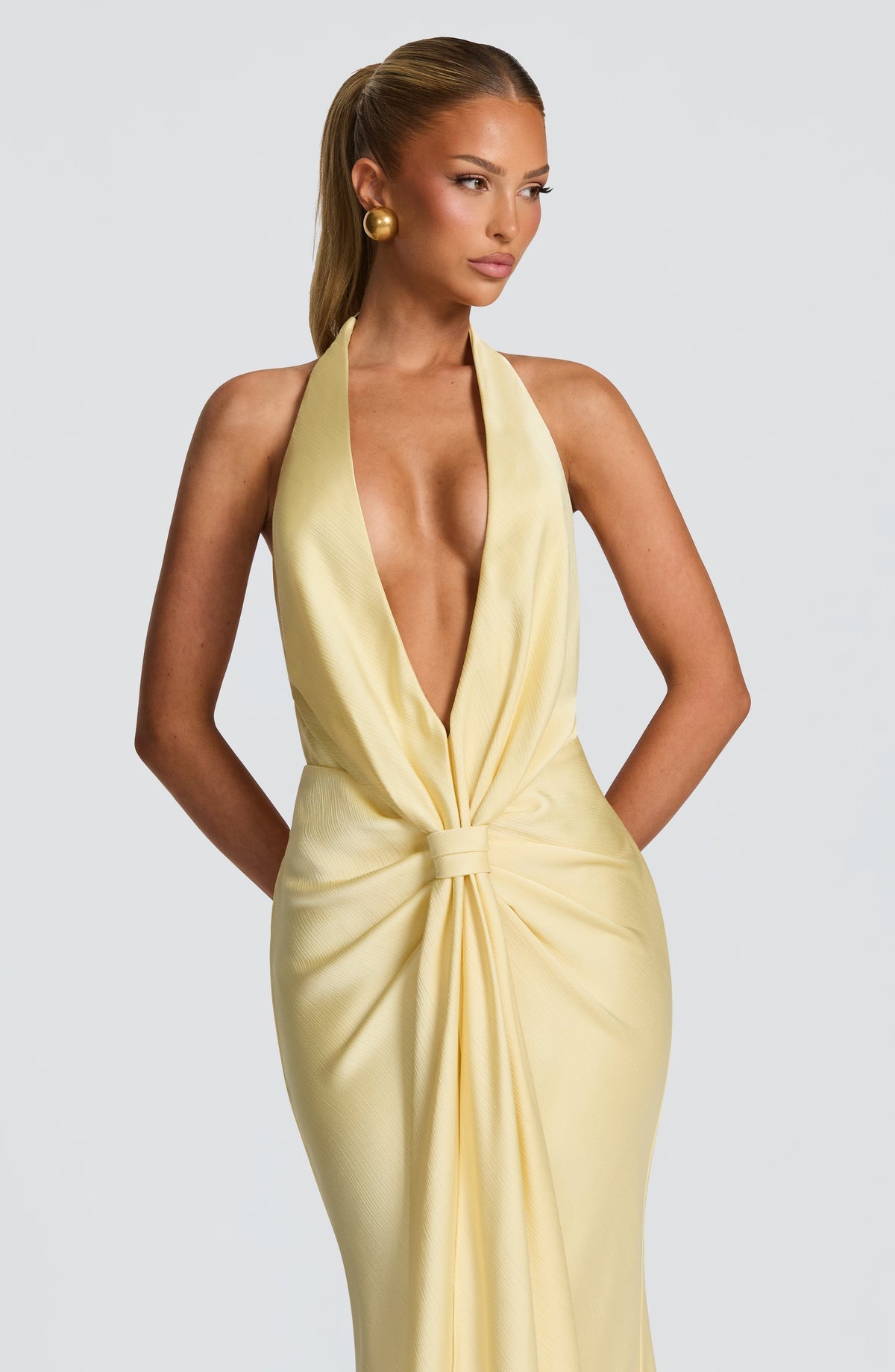 Robe de soirée Linette — Citron — vue 5