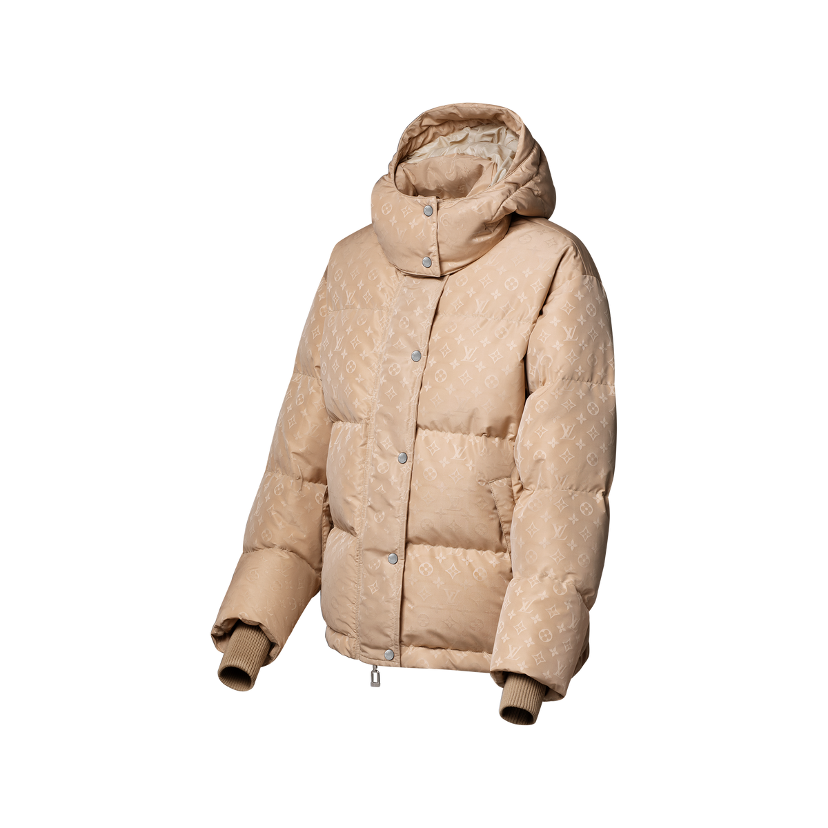 Louis Vuitton Monogram Puffer Jacket – Gold Beige