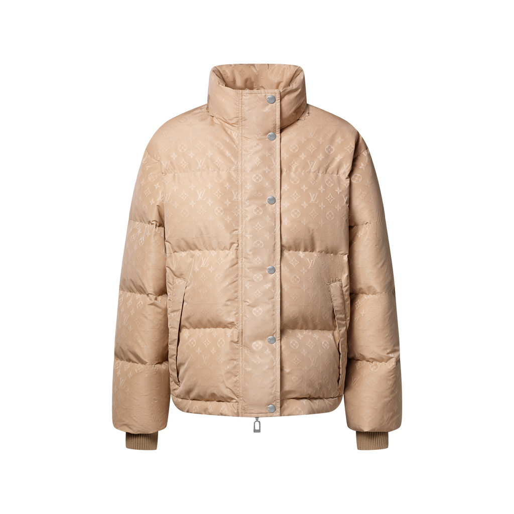 Louis Vuitton Monogram Puffer Jacket – Gold Beige