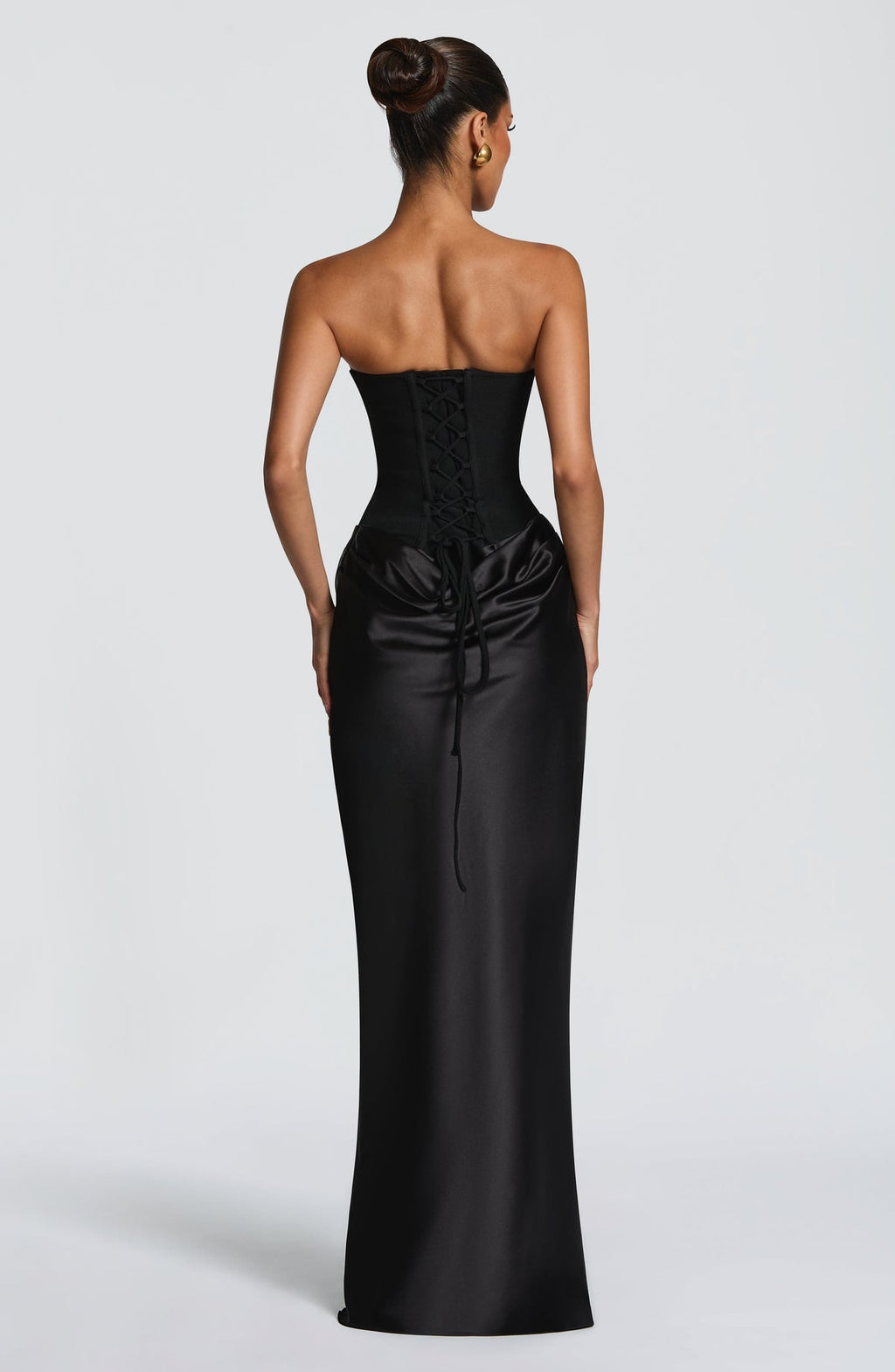 Robe longue Maggie — Noir — vue 2