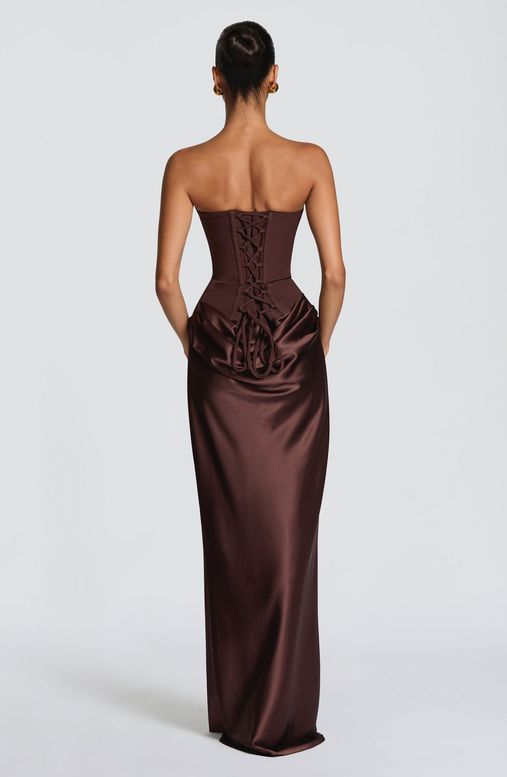 Robe longue Maggie — Prune — vue 2