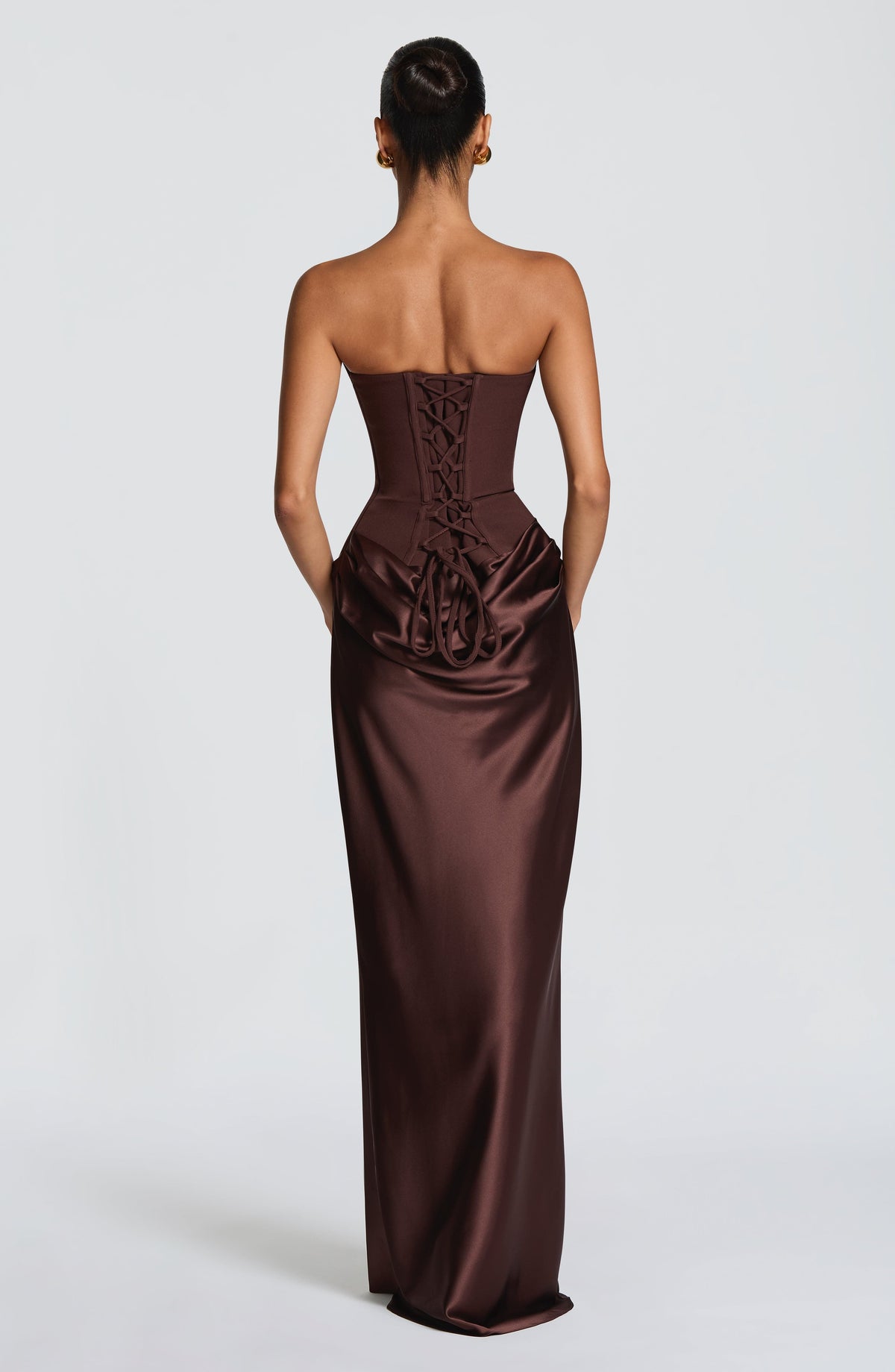 Robe longue Maggie — Prune — vue 2