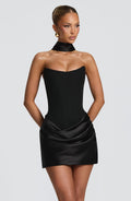Robe courte Maggie — Noir