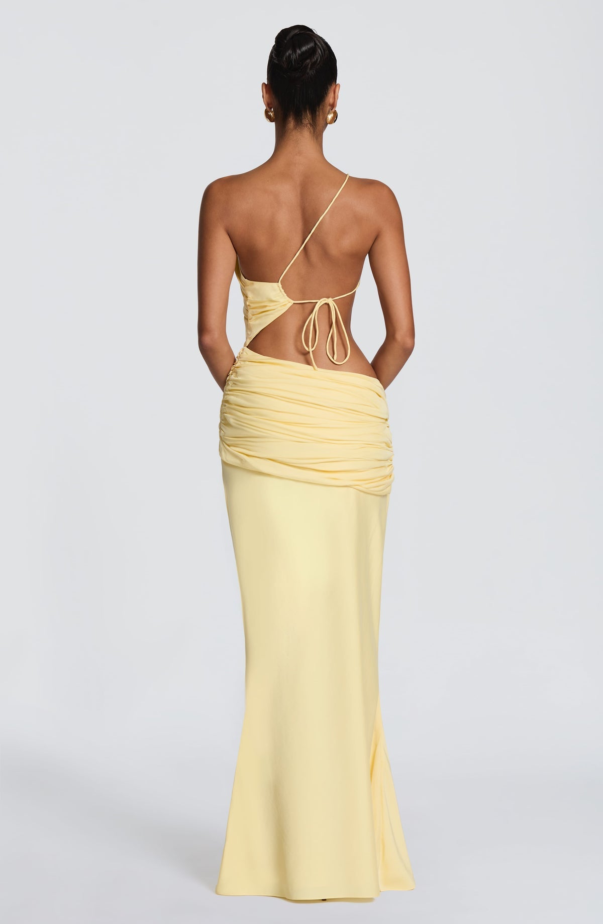 Robe longue Meadow — Citron — vue 2