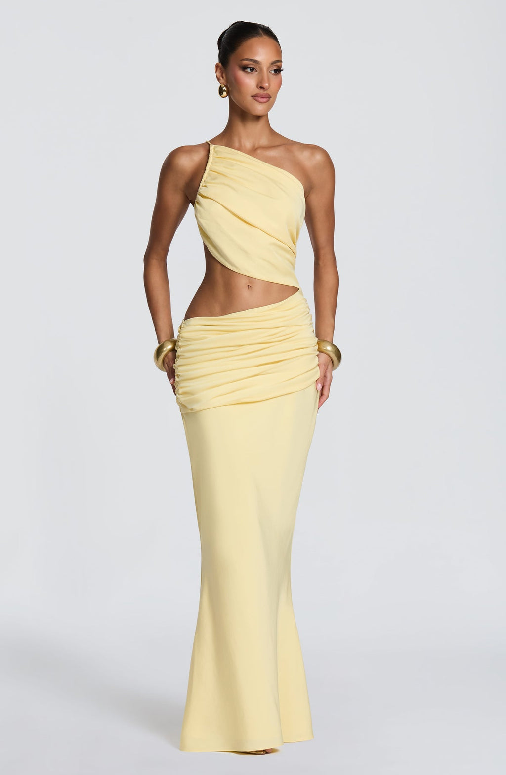 Robe longue Meadow — Citron