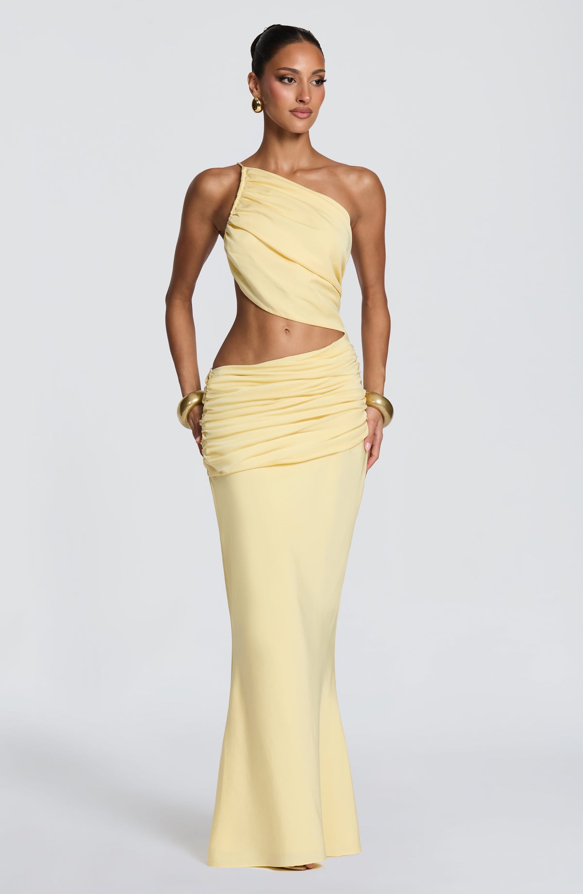 Robe longue Meadow — Citron