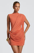 Robe courte Mireya — Burnt Orange