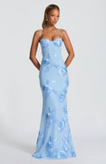 Nefertiti maxi dress — Ice blue