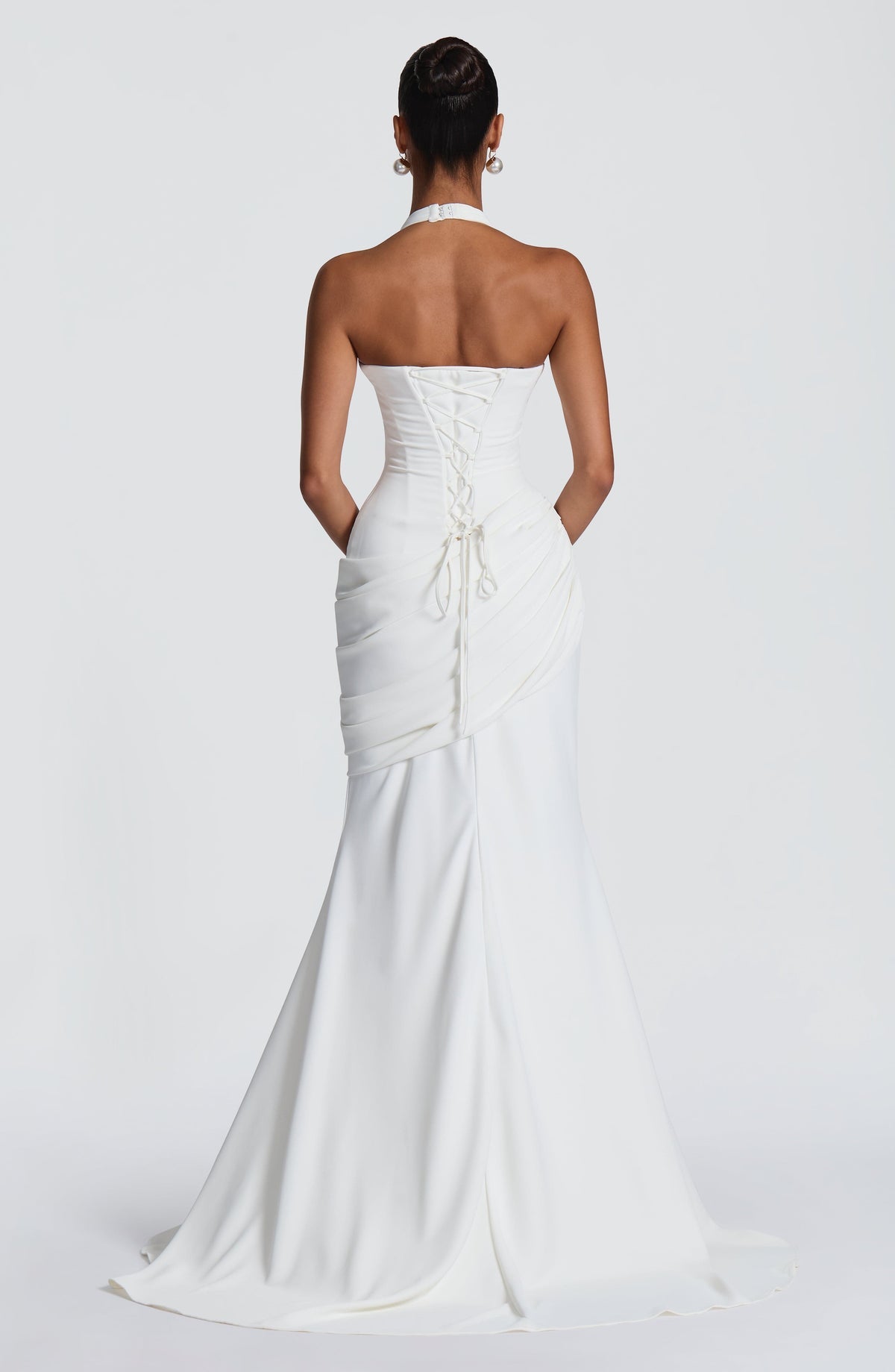 Robe de soirée Nehemia — Ivoire — vue 2