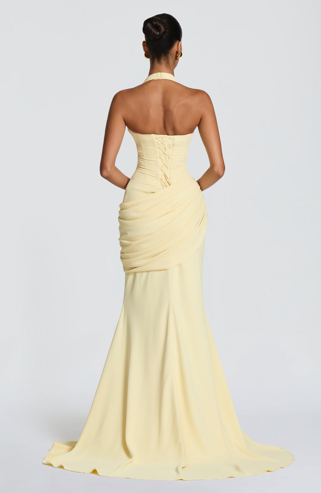Robe de soirée Nehemia — Citron — vue 4