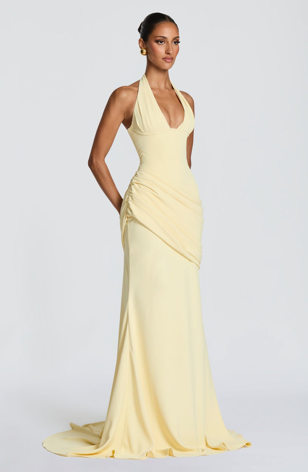 Robe de soirée Nehemia — Citron — vue 5