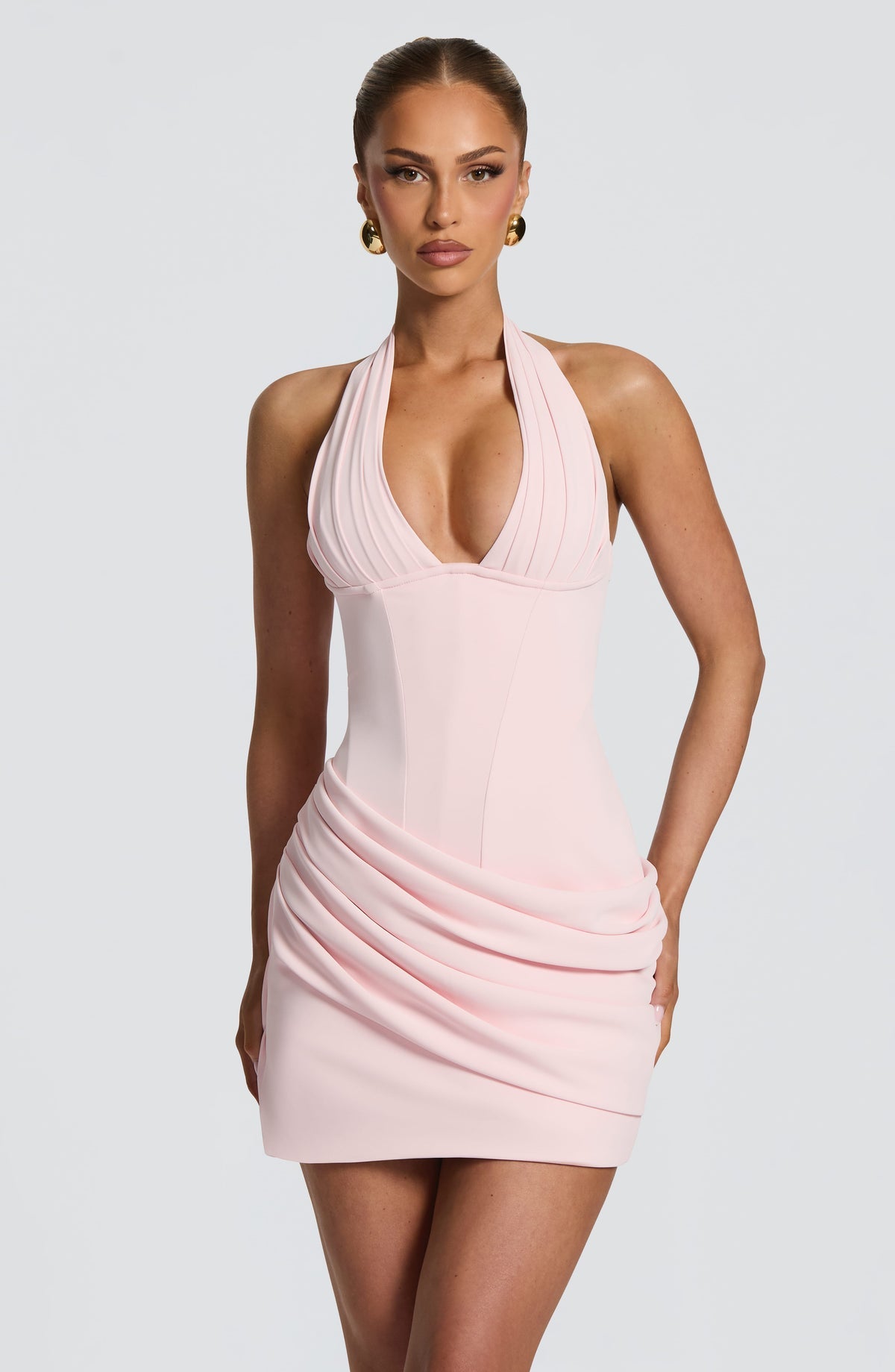Robe courte Nehemia — Blush