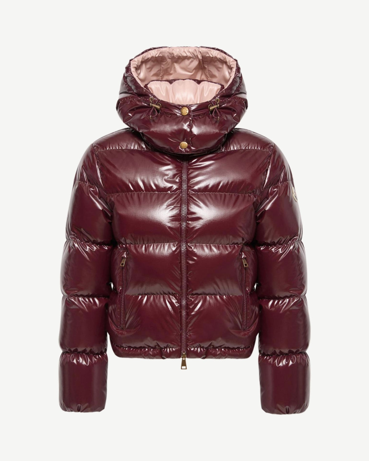 Moncler Niveole Short Down Jacket – Burgundy