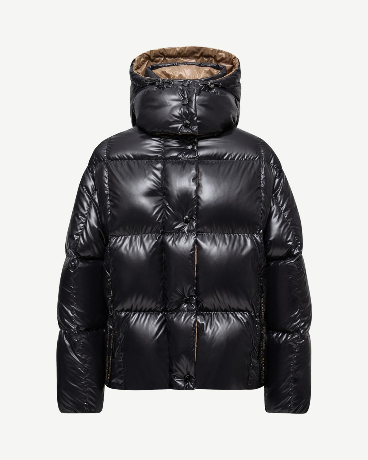 Moncler Parana Hooded Short Down Jacket – Black