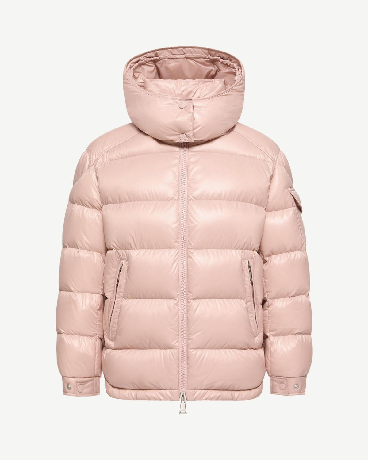 Moncler Maire Hooded Short Down Jacket – Pink