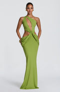 Robe longue Onyx — Olive