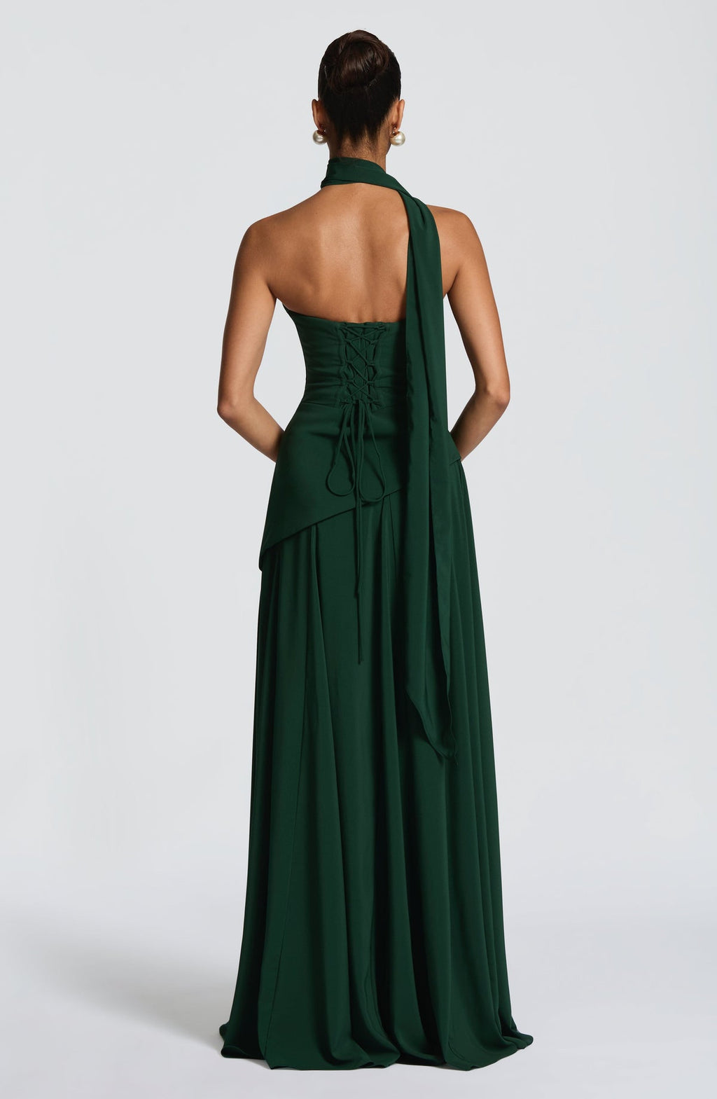 Patricia maxi dress — Emerald — view 4