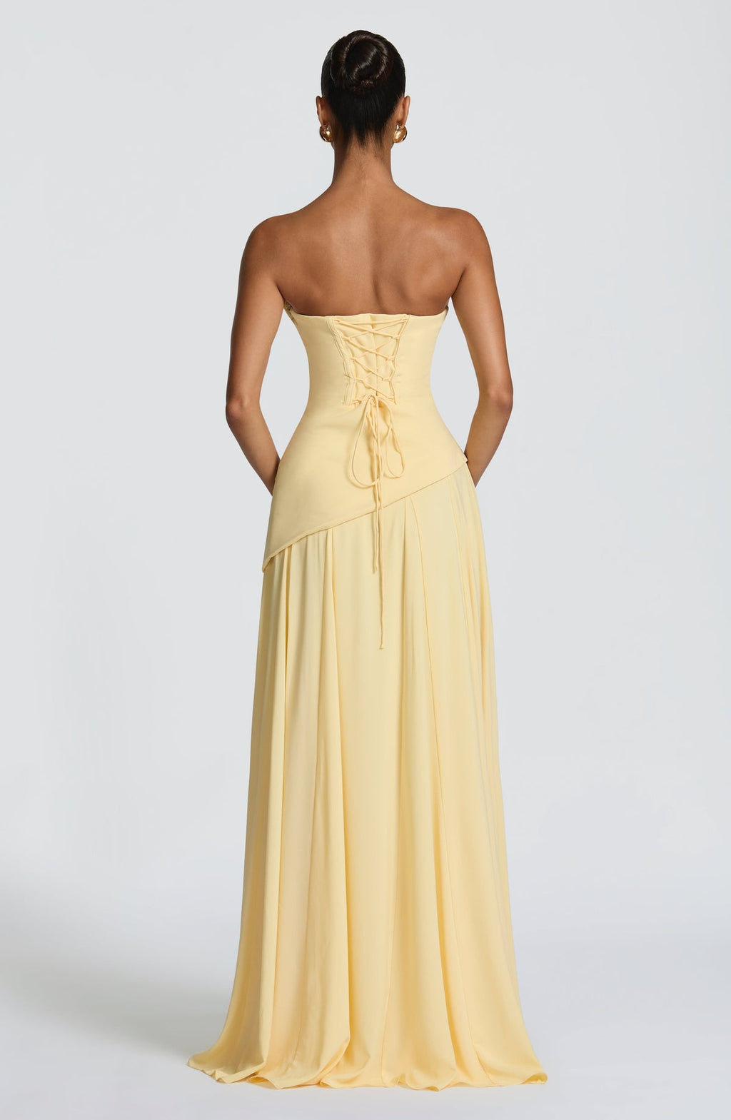 Robe longue Patricia — Citron — vue 4
