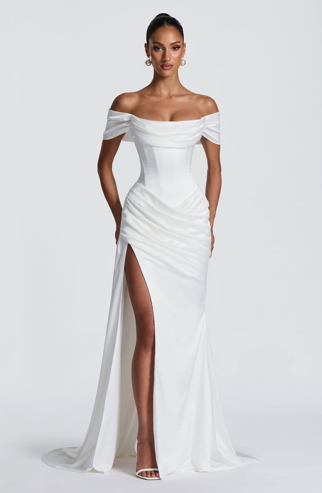 Robe de soirée Riona — Ivoire — vue 4
