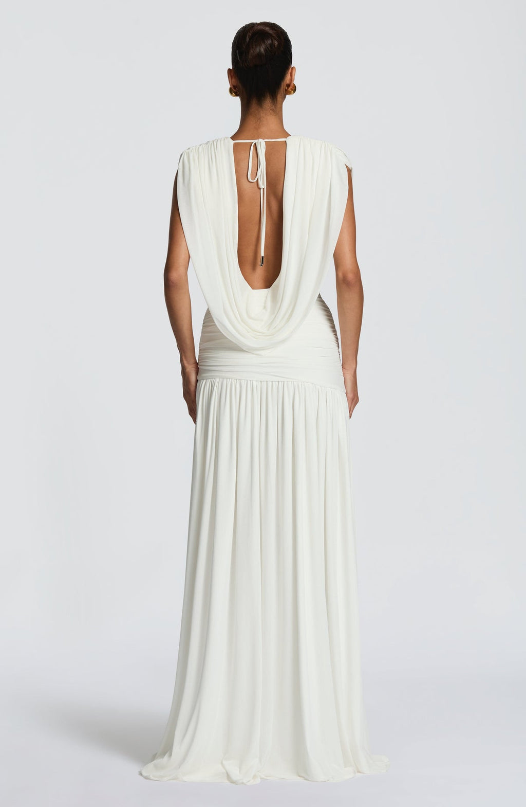 Robe de soirée Romilly — Ivoire — vue 2
