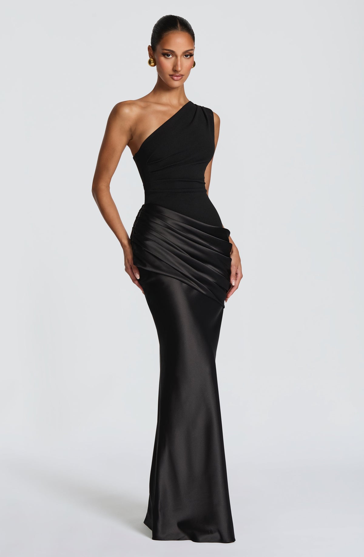 Robe longue Sadona — Noir — vue 3