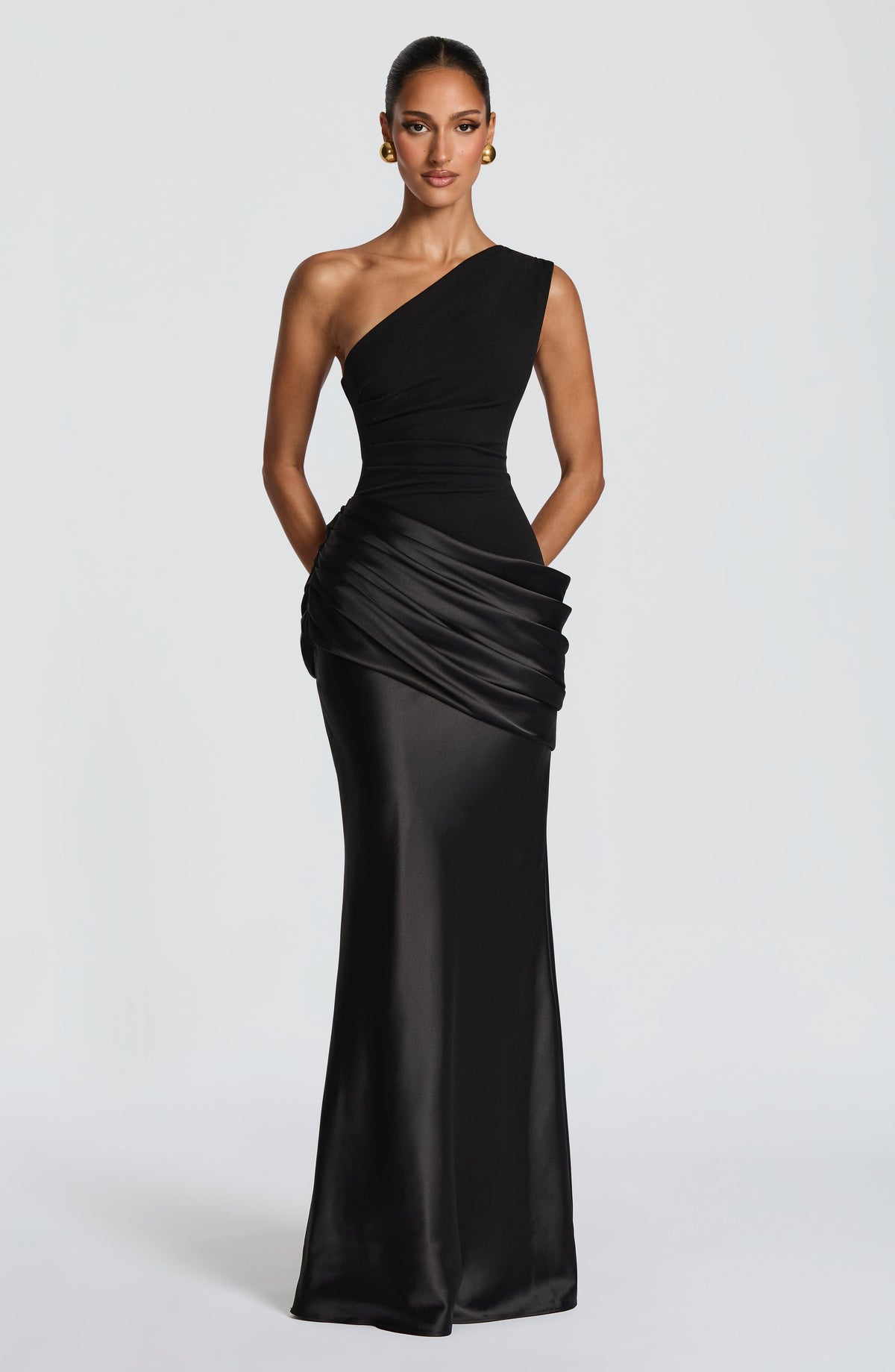 Robe longue Sadona — Noir