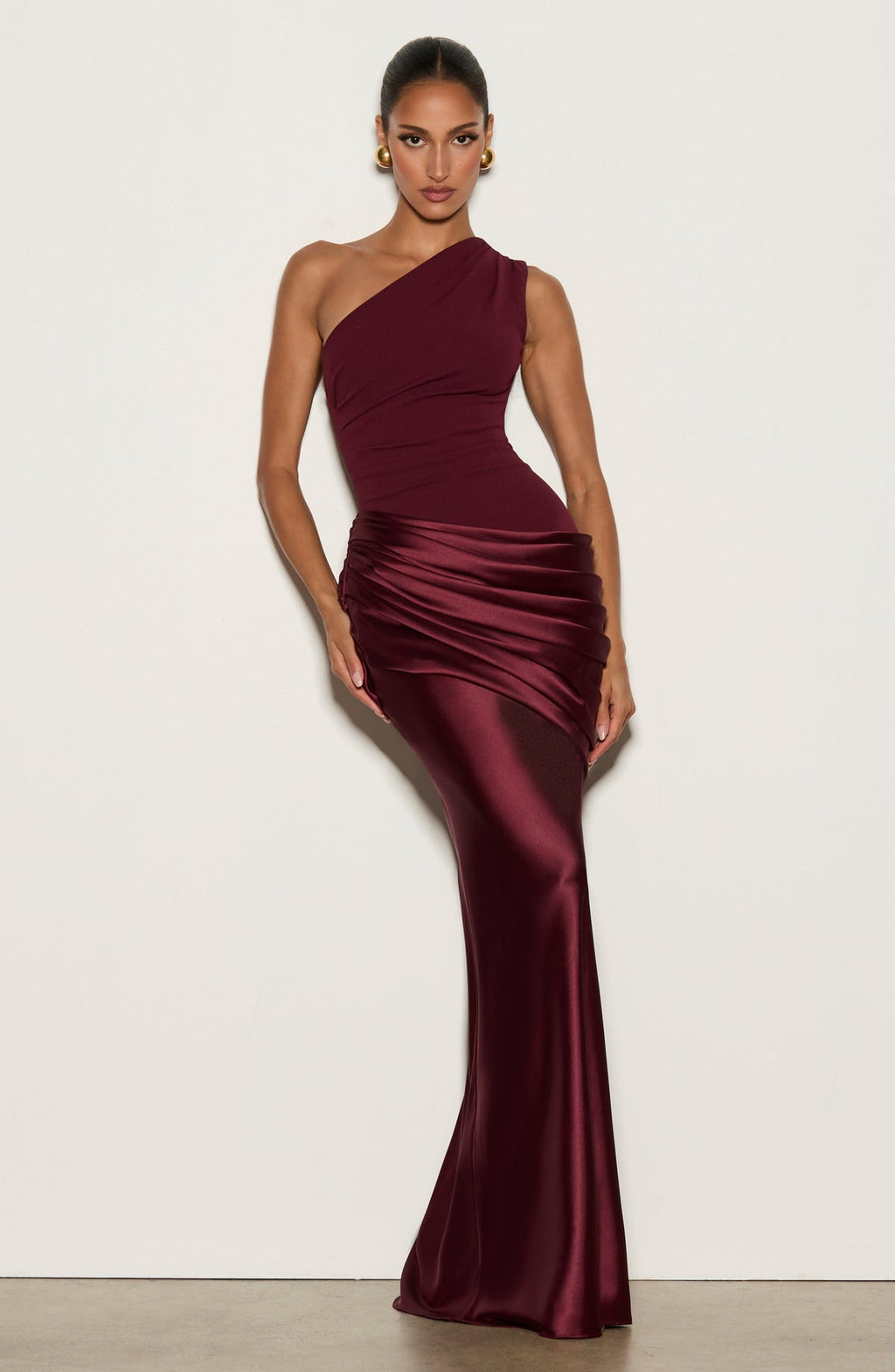 Robe longue Sadona — Rouge cerise — vue 5