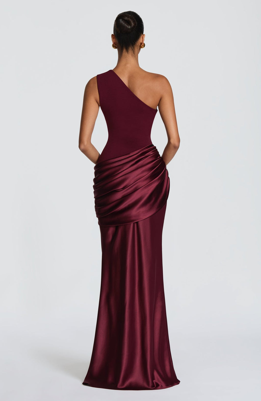 Robe longue Sadona — Rouge cerise — vue 2