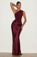 Robe longue Sadona — Rouge cerise