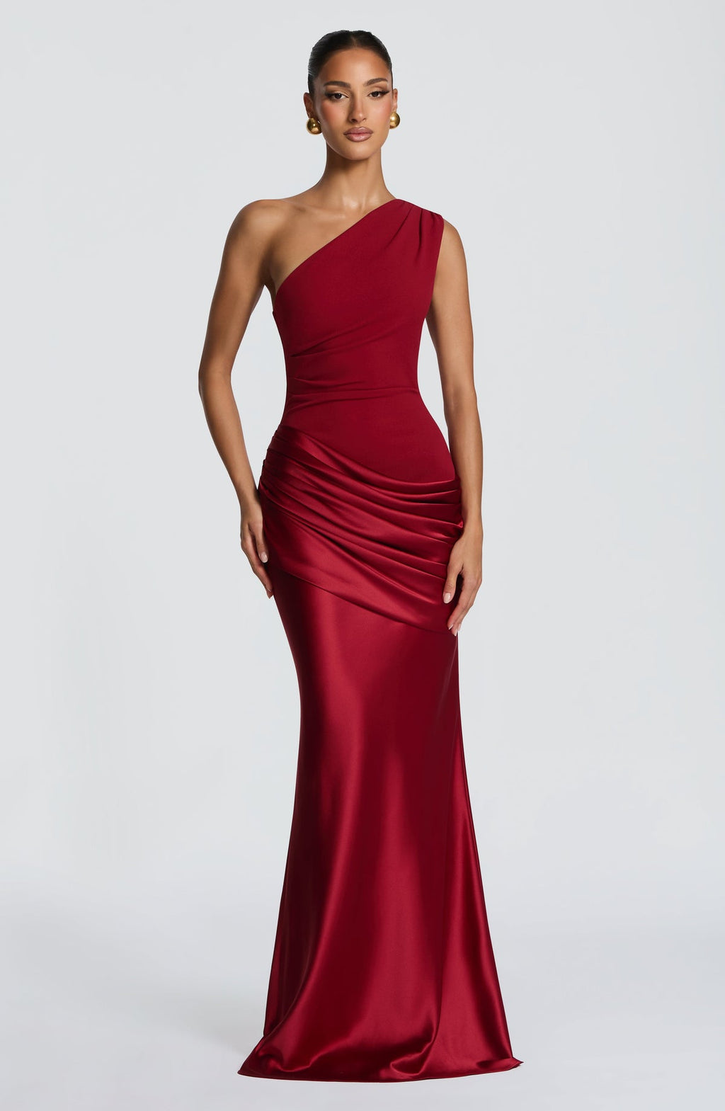 Robe longue Sadona — Rouge profond