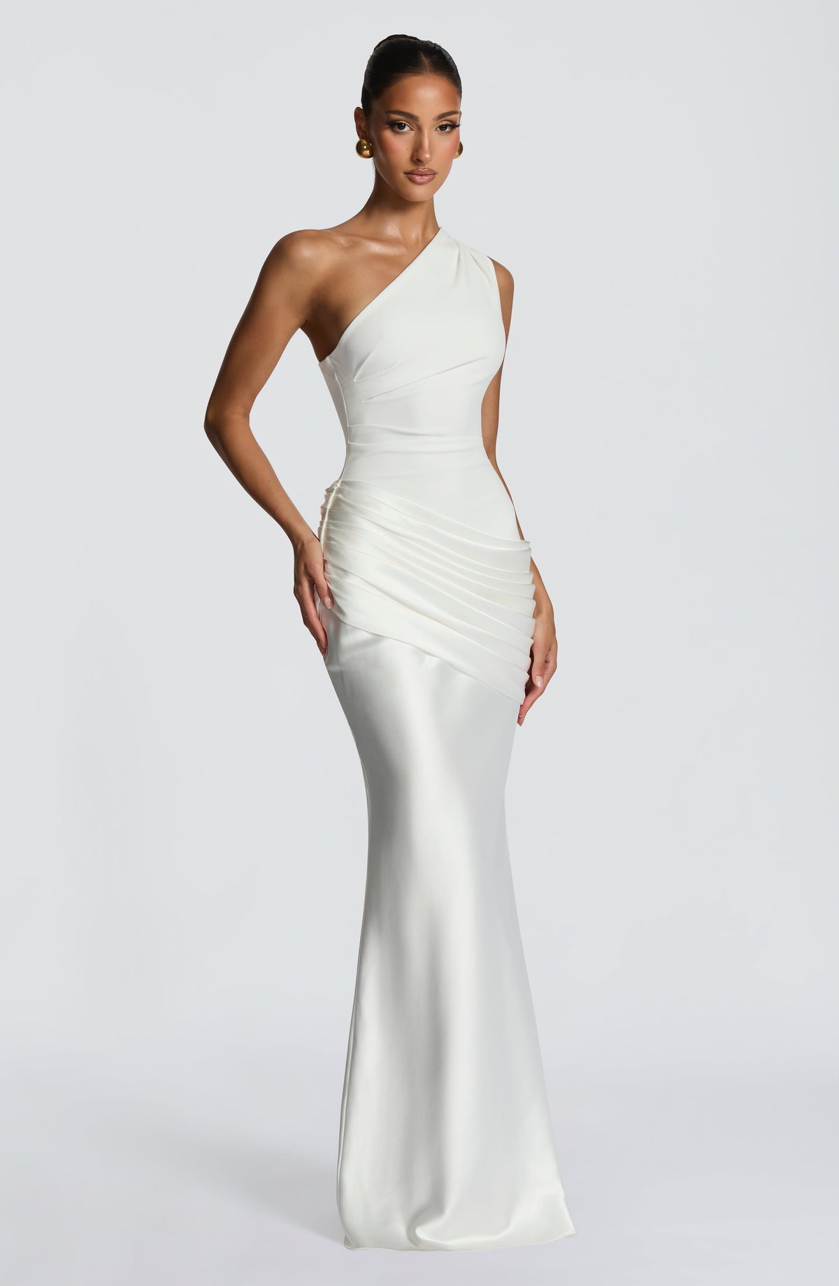 Robe longue Sadona — Ivoire — vue 3